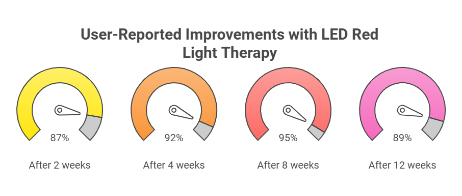 Percentage of Users Reporting Skin Improvements